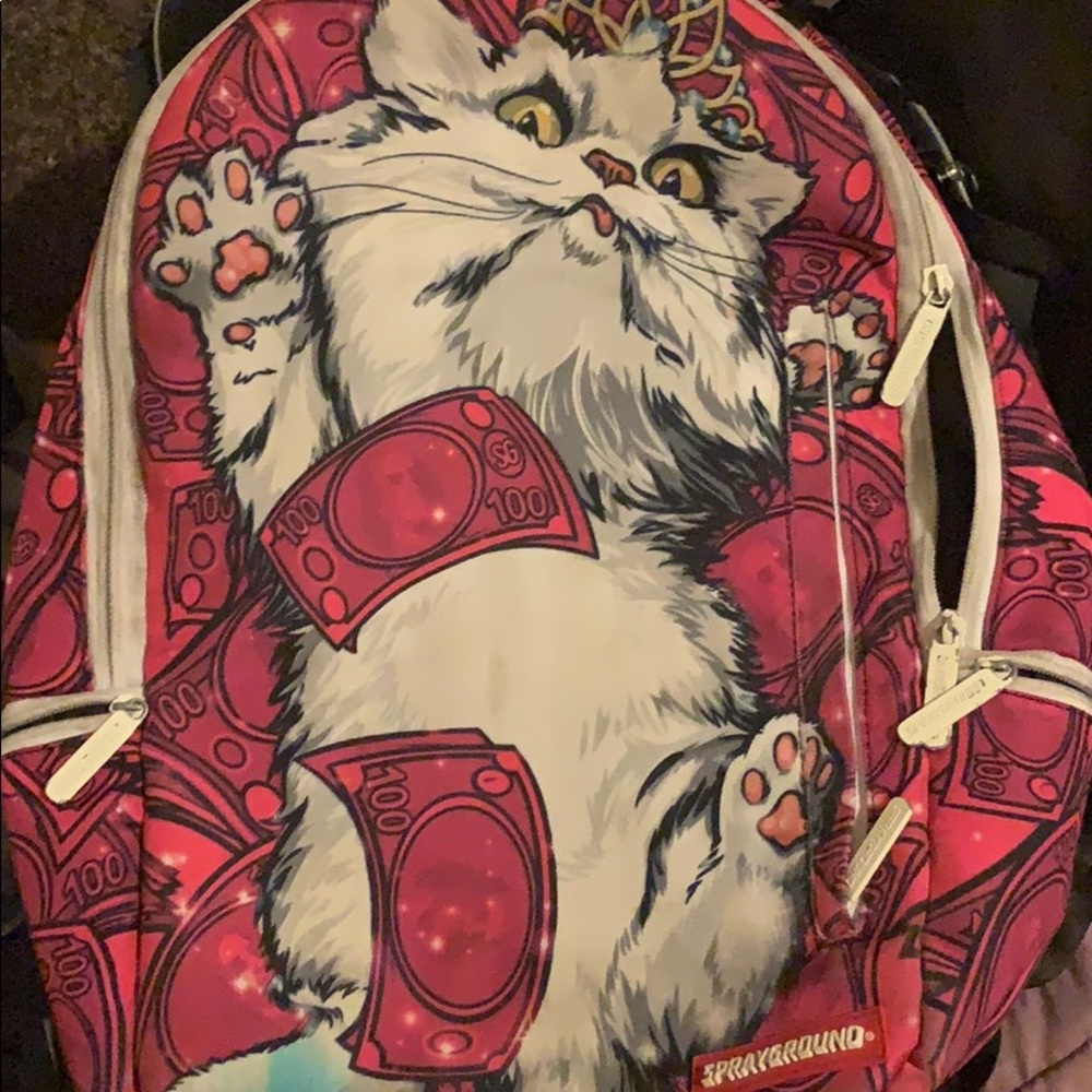 Sprayground Kitty Money Bookbag